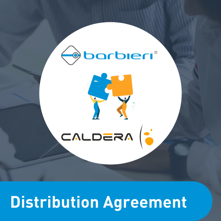 Caldera and Barbieri sign cooperation agreement for distribution of Barbieri electronic products