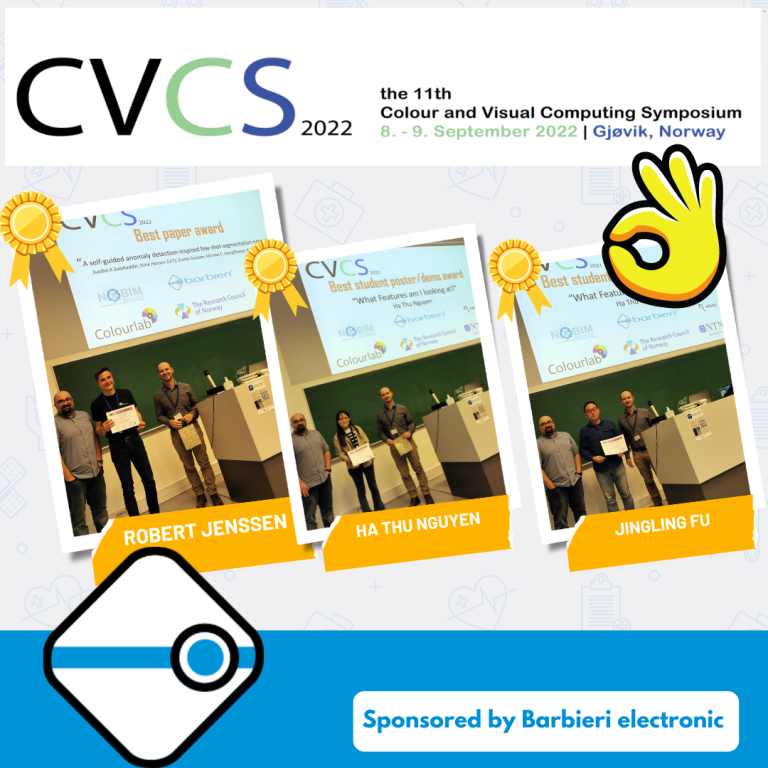 11th Colour and Visual Computing Symposium 2022 – CVCS2022 -Awards